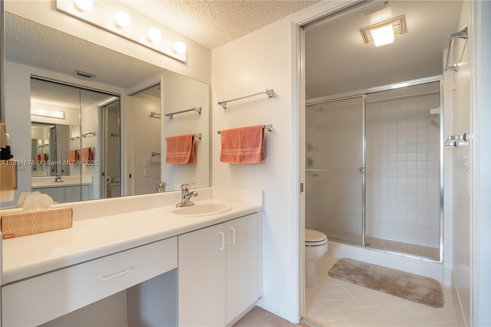 13700 Southwest 11th Street, Unit 309A Pembroke Pines, FL 33027 - Photo 16 of 31 a bathroom with a sink and a mirror