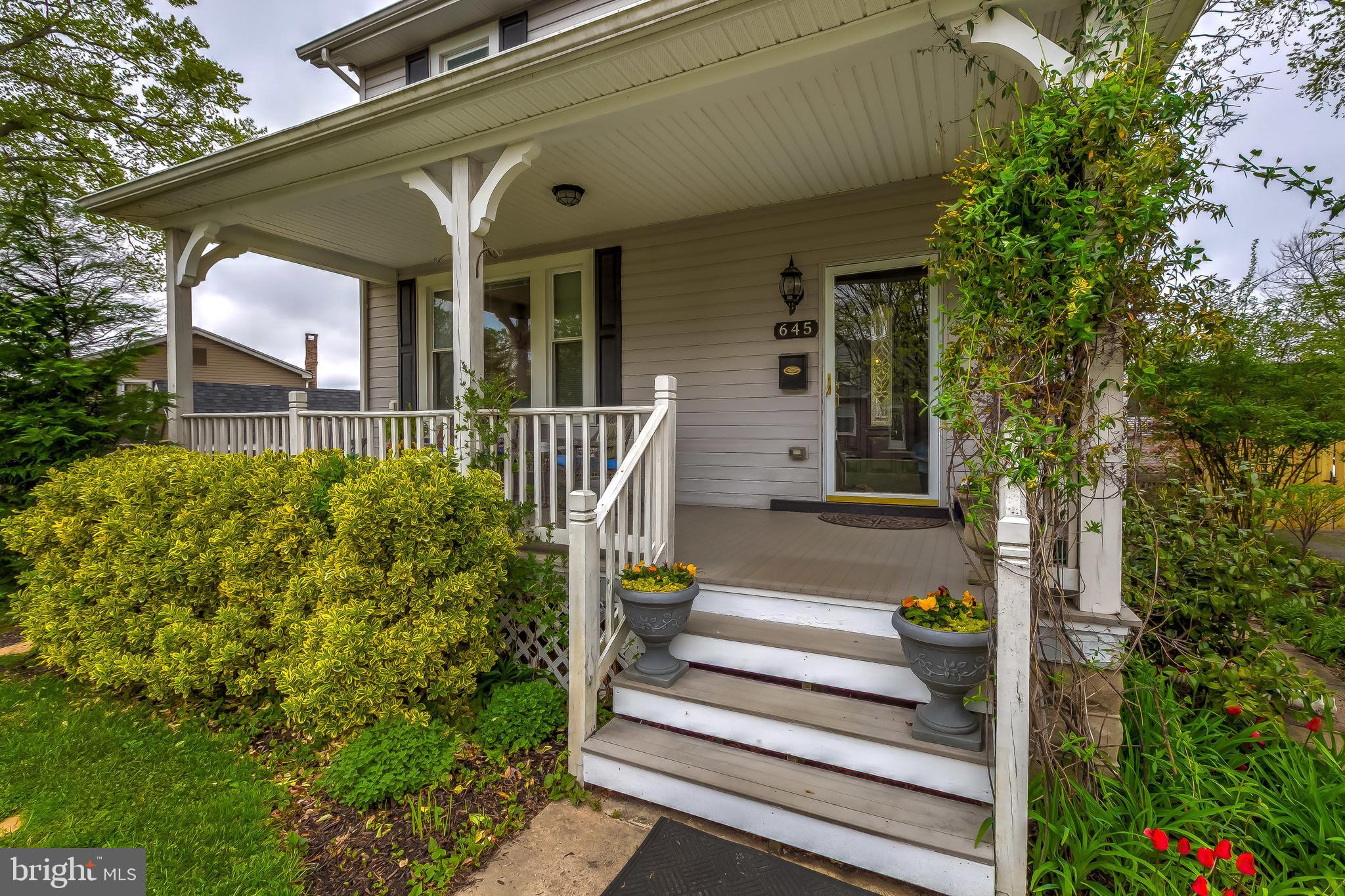 645 Aldershot Road Baltimore, MD 21229 - Photo 3 of 39 The front porch is 7'x22'