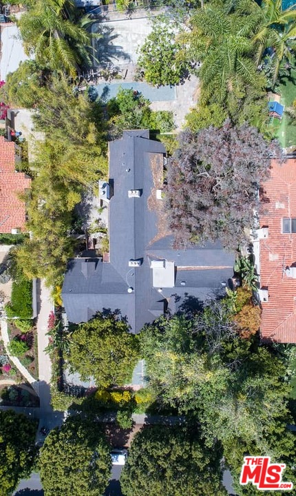 613 North Arden Drive Beverly Hills, CA 90210 - Photo 21 of 25 an aerial view of a house by greenery space