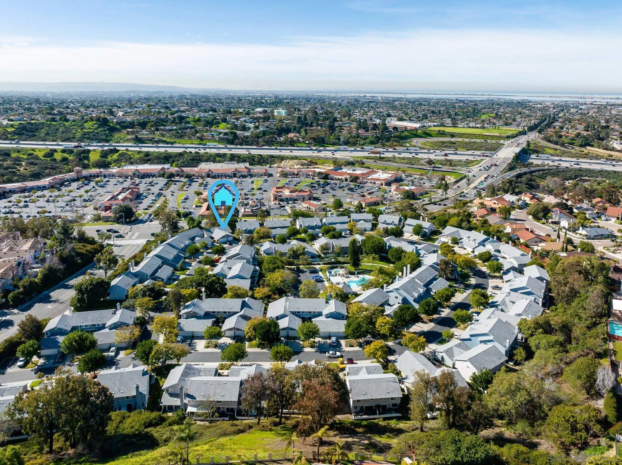 323 Windjammer Circle Chula Vista, CA 91910 - Photo 4 of 27 an aerial view of a city with lots of residential buildings