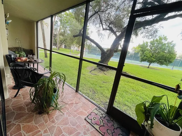 a view of outdoor with seating space