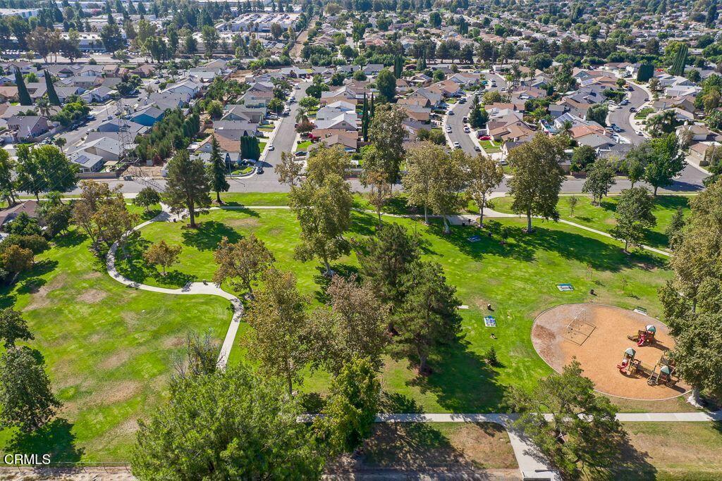 2250 North Goddard Avenue Simi Valley, CA 93063 - Photo 23 of 25 an aerial view of residential houses with outdoor space and trees