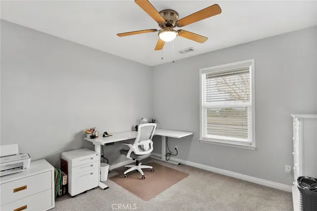 a workspace with a window