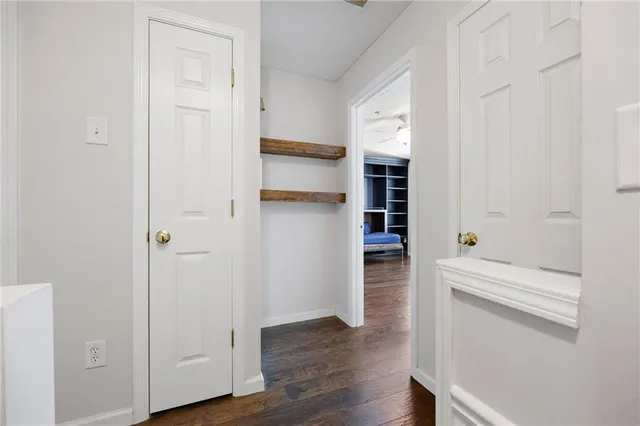 wooden floor in an empty room