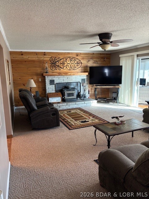 144 Chipmunk Drive Edwards, MO 65326 - Photo 11 of 40 Living Room fireplace has Wood Burning insert