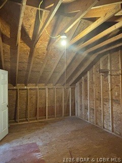 144 Chipmunk Drive Edwards, MO 65326 - Photo 39 of 40 Unfinished part of loft waiting to be finished