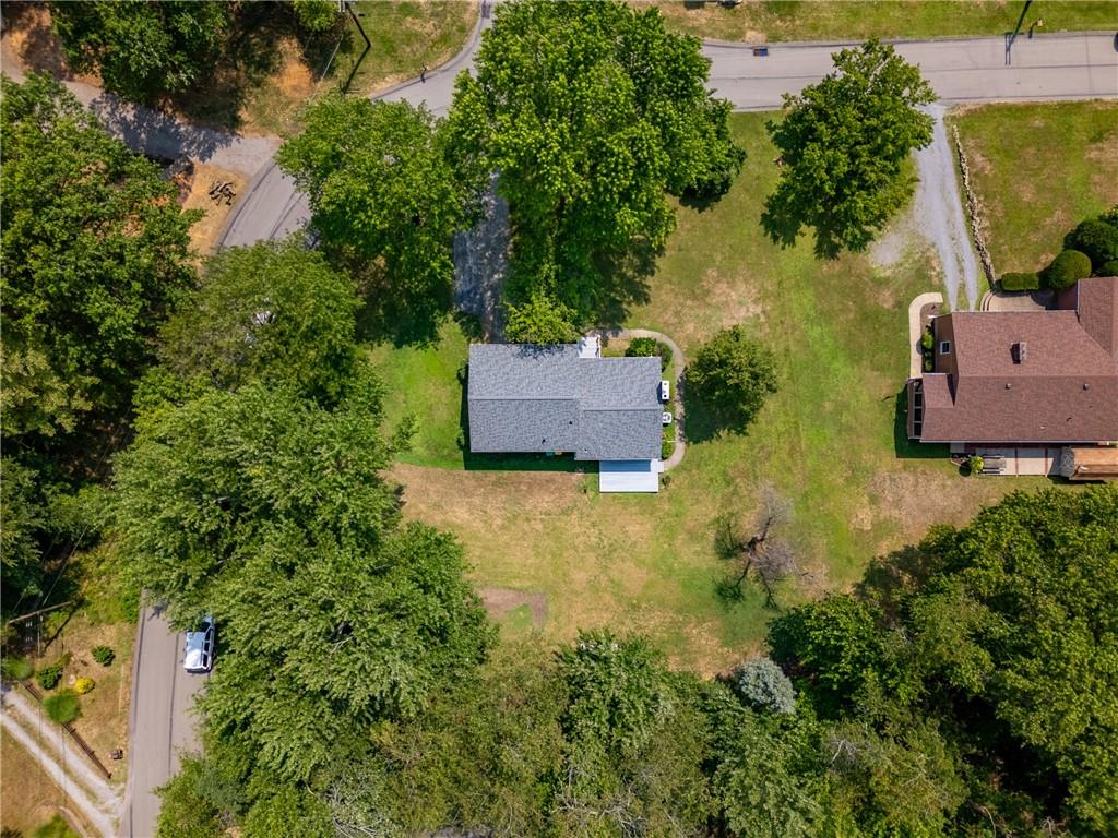 4030 Circle Drive Allison Park, PA 15101 - Photo 40 of 41 an aerial view of a house with a yard