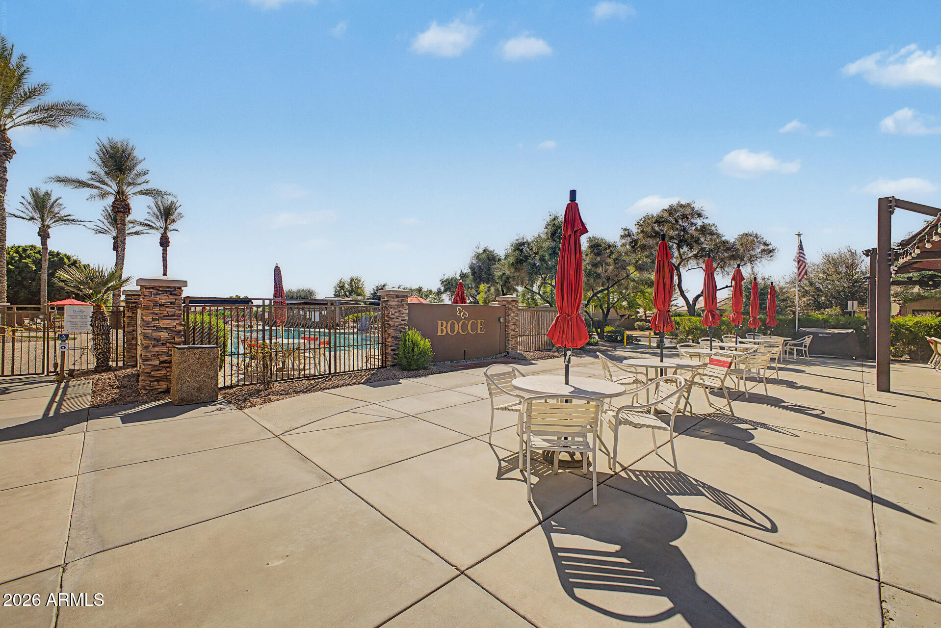5090 South Ranger Trail Gilbert, AZ 85298 - Photo 50 of 50 a view of a terrace with chairs