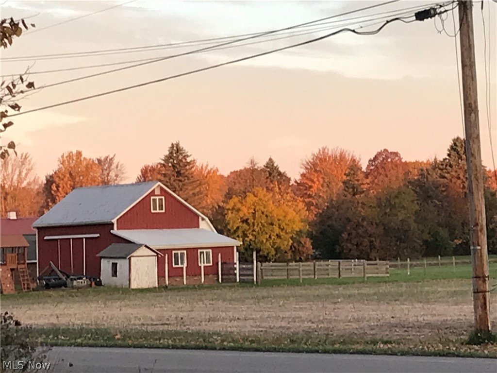 6211 Russia Road Amherst, OH 44001 - Photo 46 of 50 Back house at dusk with a yard