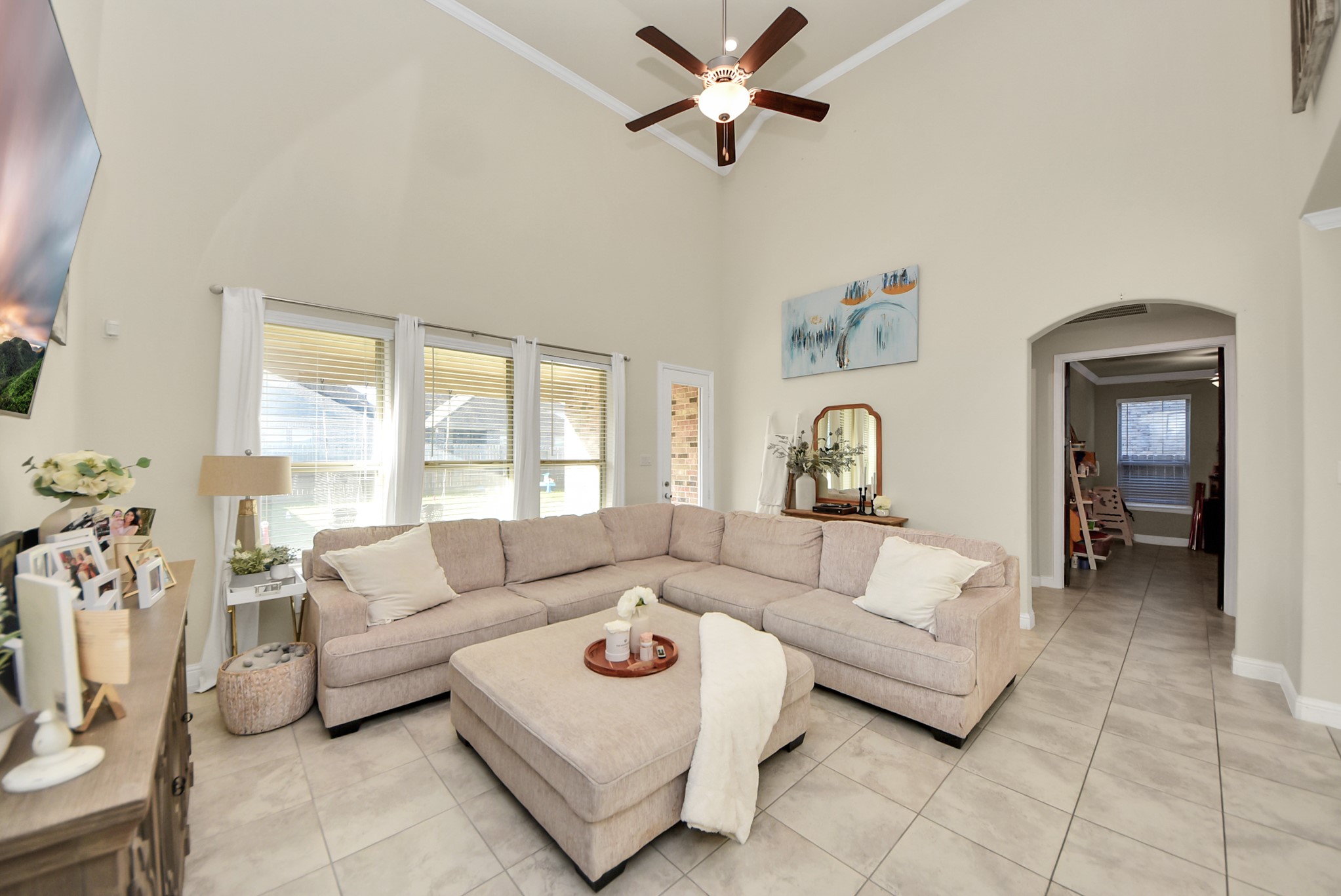 6703 Sandia Crest Street Spring, TX 77379 - Photo 17 of 45 a living room with furniture and a window