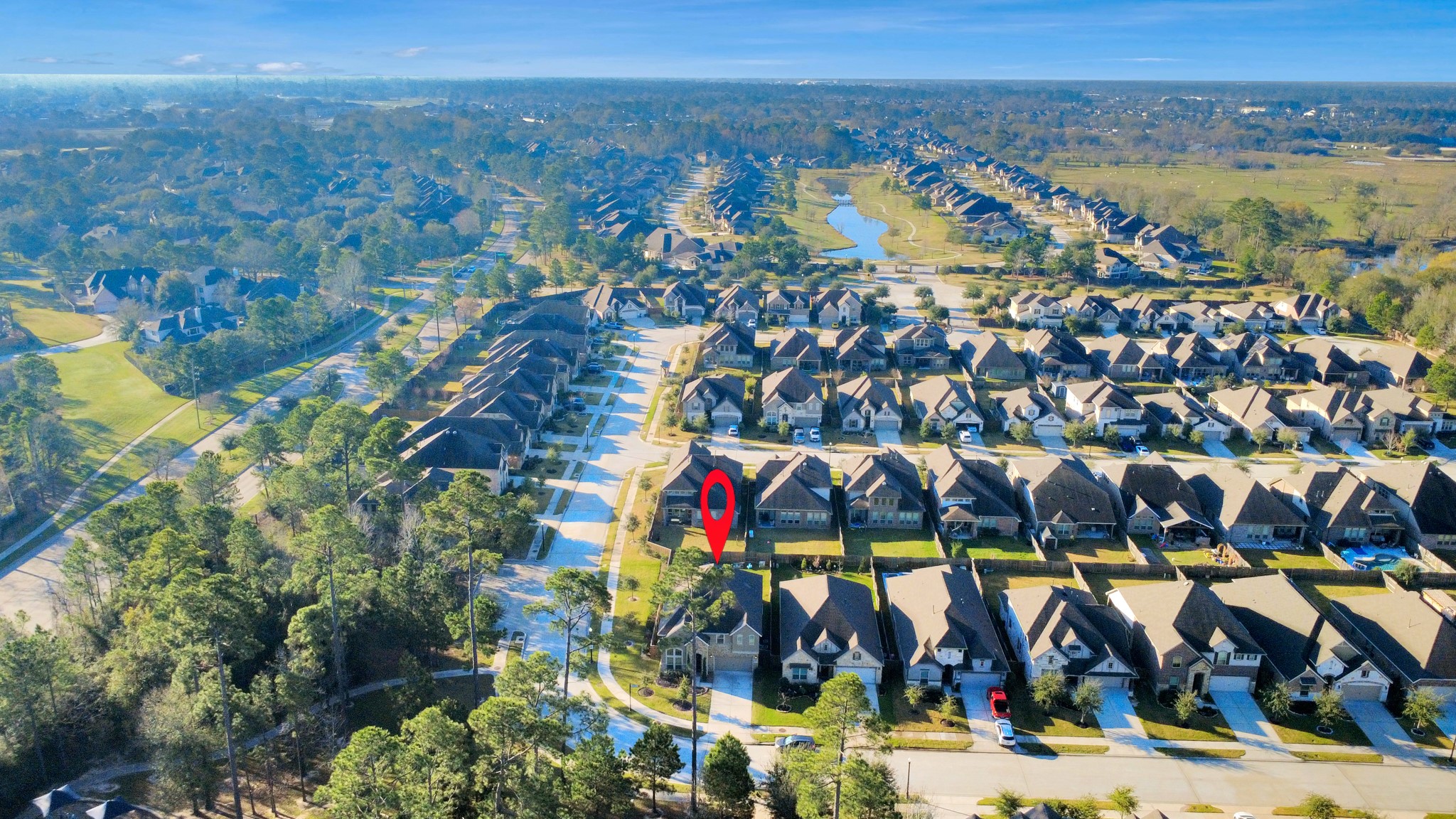 6703 Sandia Crest Street Spring, TX 77379 - Photo 43 of 45 a view of water