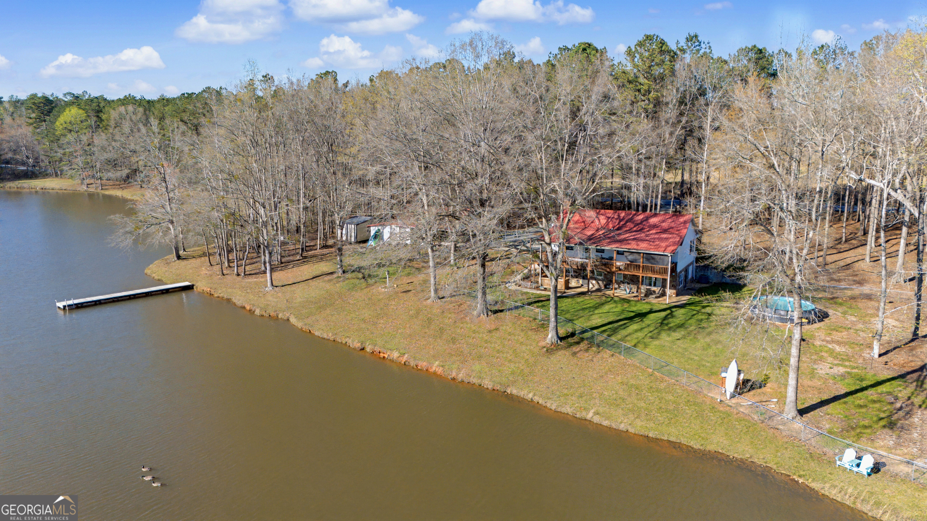 1448 Bohannon Road Grantville, GA 30220 - Photo 1 of 61 Back of house view
