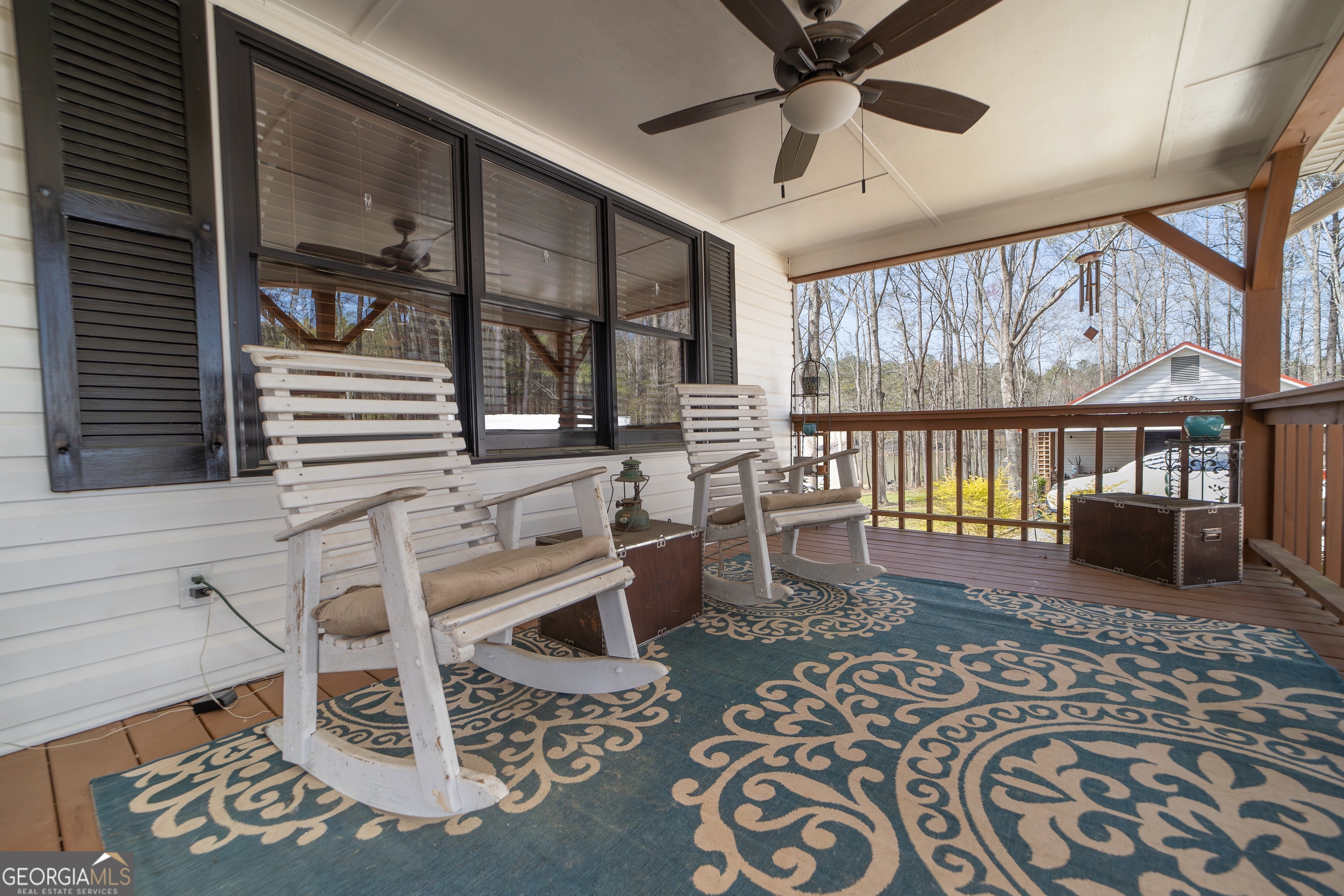 1448 Bohannon Road Grantville, GA 30220 - Photo 15 of 61 Sitting area on other side of front porch