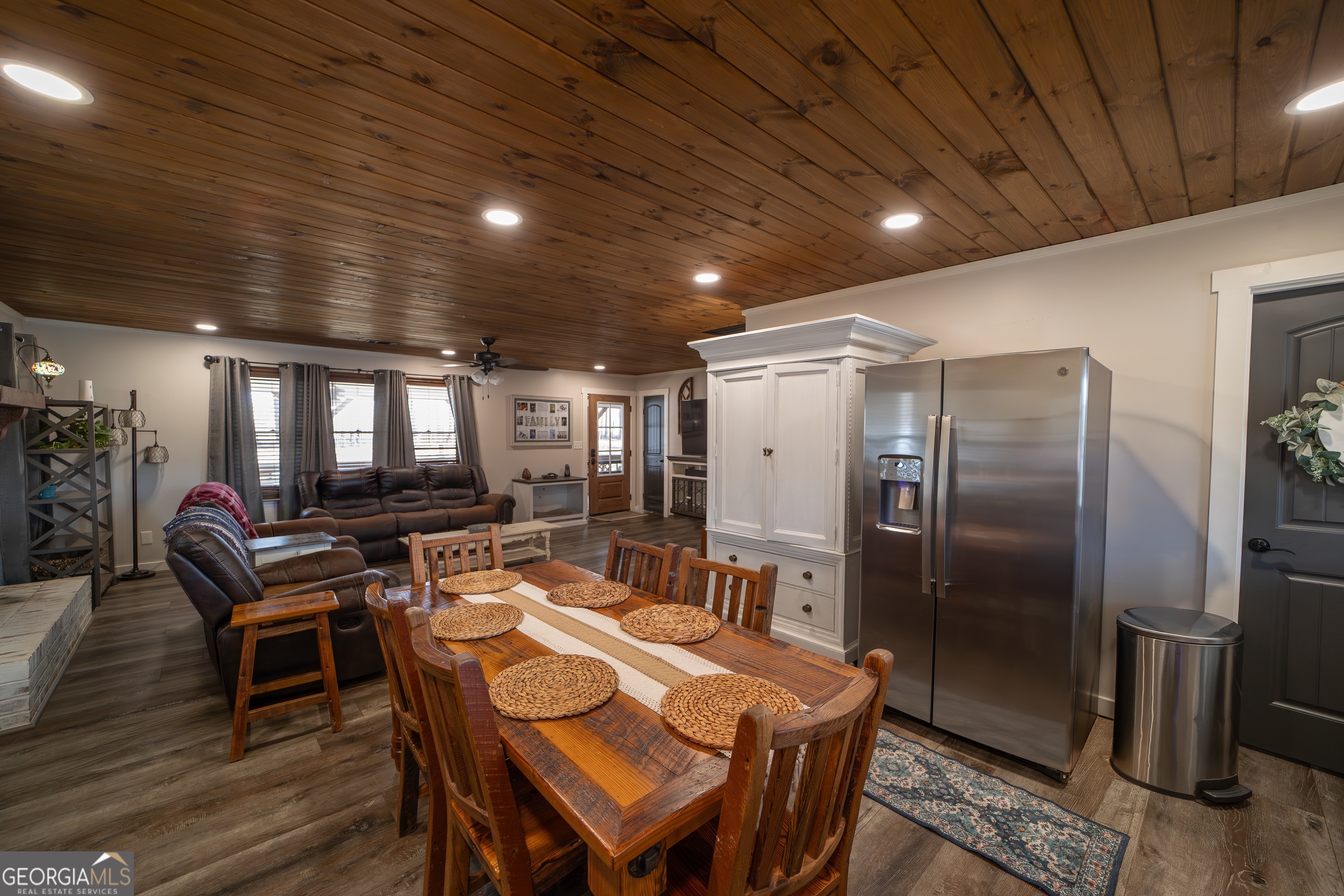 1448 Bohannon Road Grantville, GA 30220 - Photo 27 of 61 View of dining area and living room from kitchen
