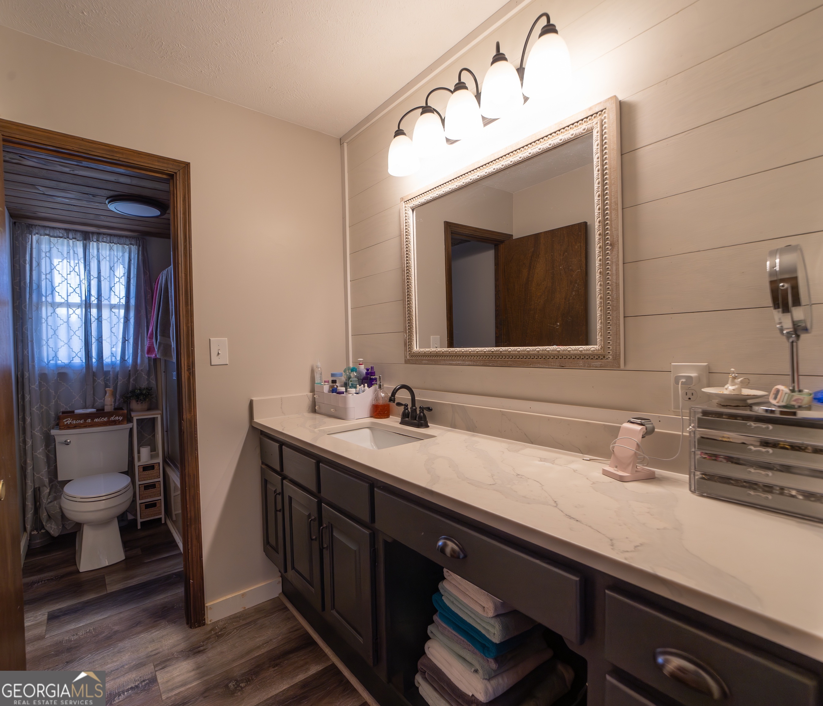 1448 Bohannon Road Grantville, GA 30220 - Photo 43 of 61 Downstairs full bathroom