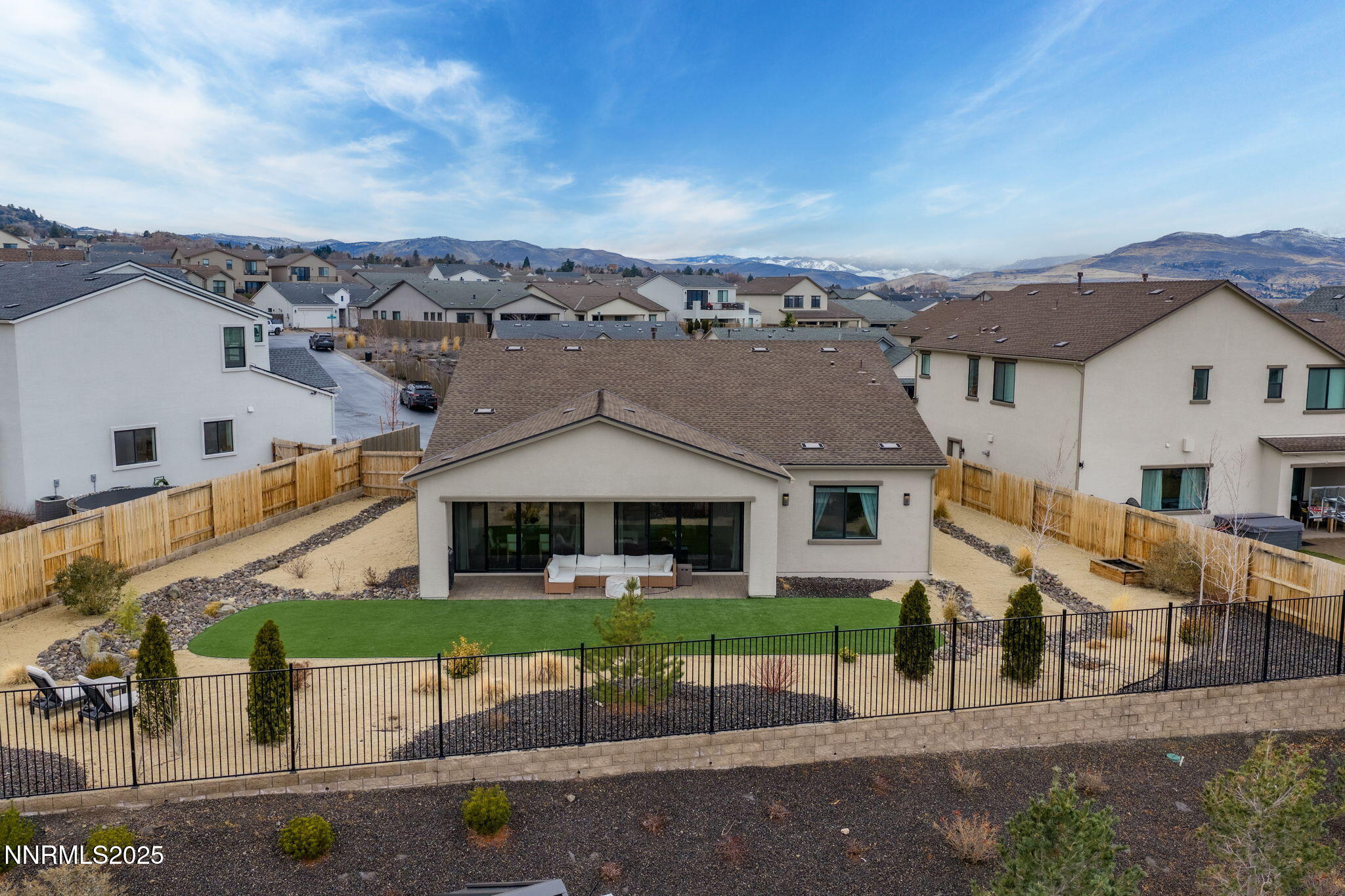3011 Silverberry Lane Reno, NV 89521 - Photo 23 of 25 an aerial view of a house with a garden