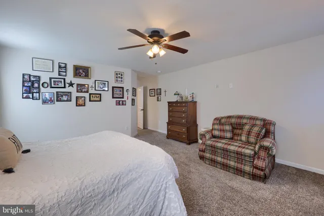 a bedroom with furniture and window