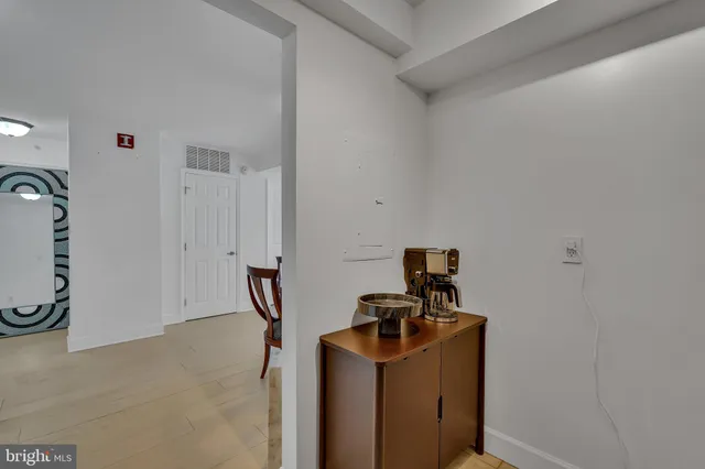 a room with storage and utility