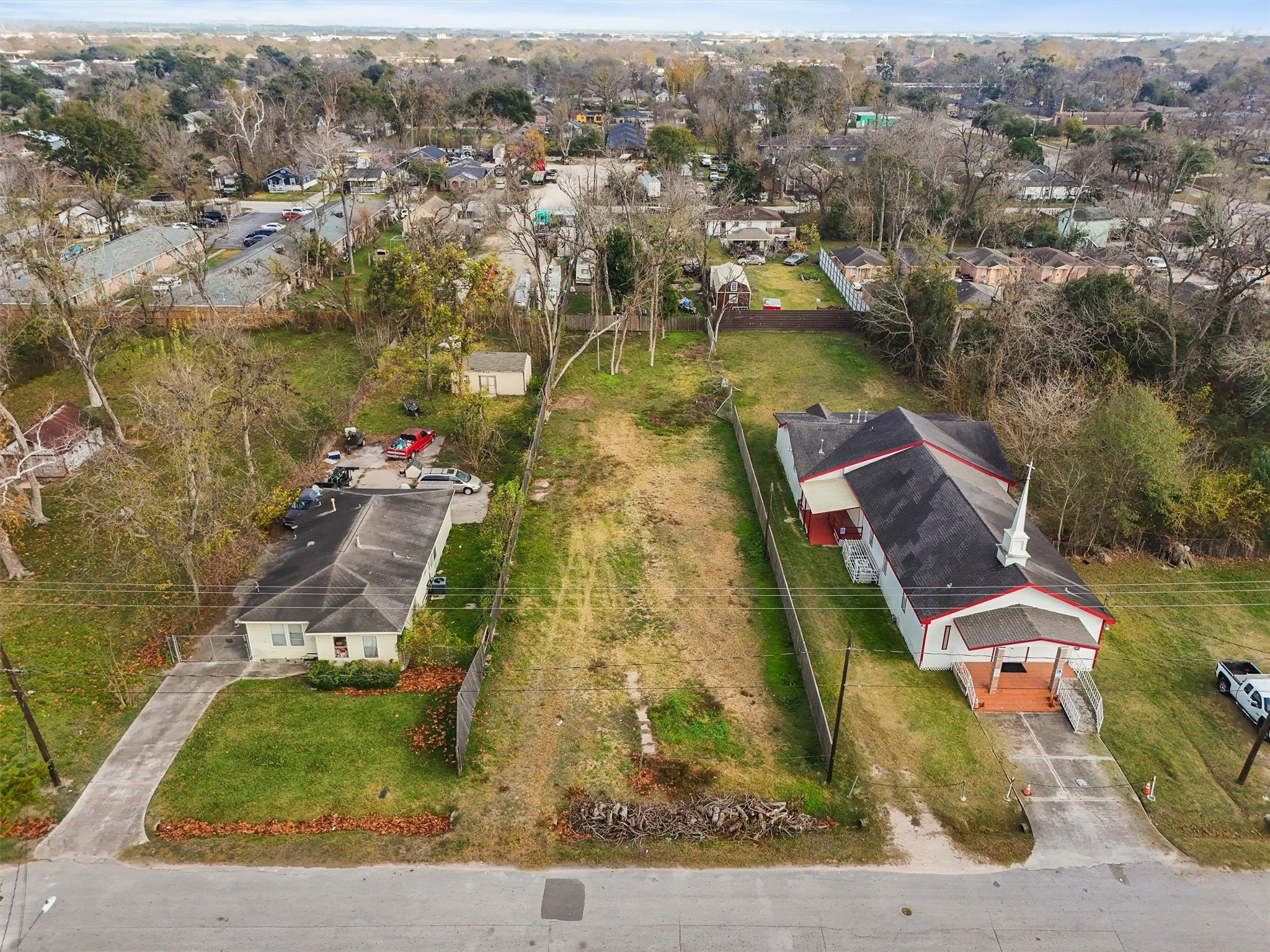4506 Wayne Street Houston, TX 77026 - Photo 11 of 13 an aerial view of residential house with outdoor space