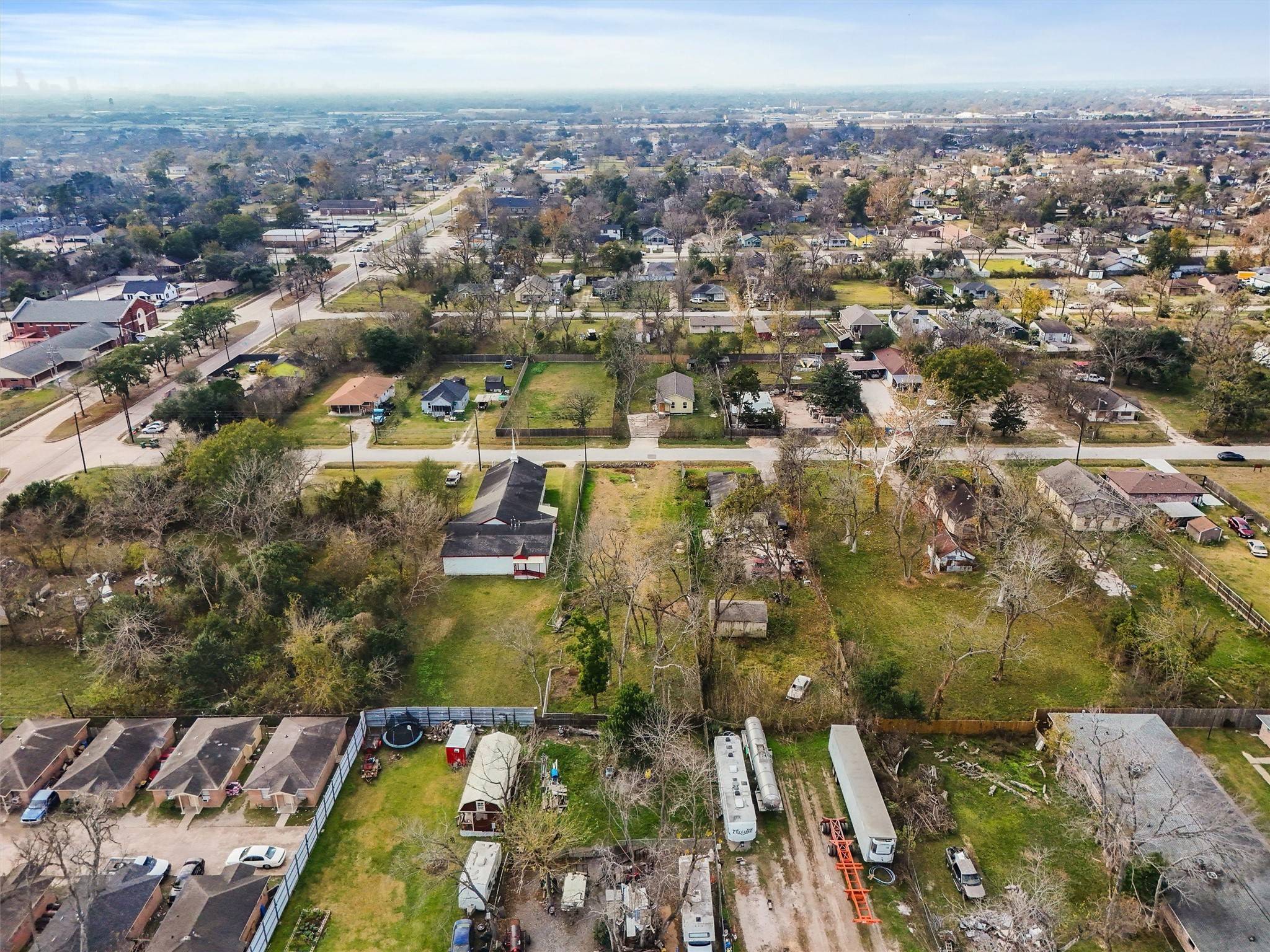 4506 Wayne Street Houston, TX 77026 - Photo 10 of 13 an aerial view of residential house with outdoor space