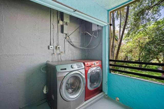 a view of outdoor space with seating area