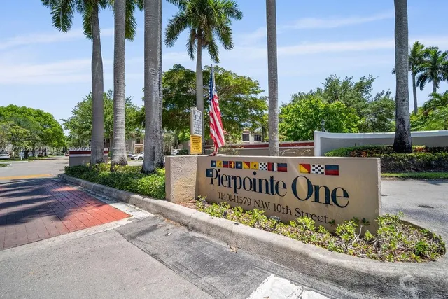 a sign on the side of a building