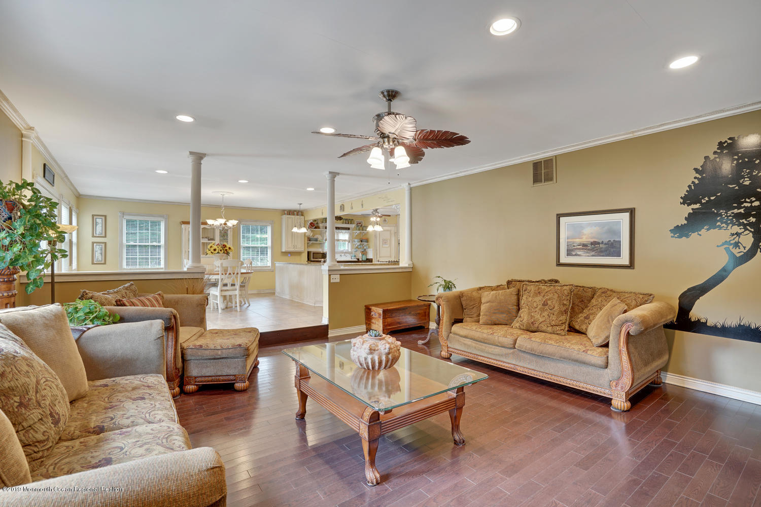 49 Evergreen Drive Jackson, NJ 08527 - Photo 17 of 50 a living room with furniture kitchen view and a chandelier