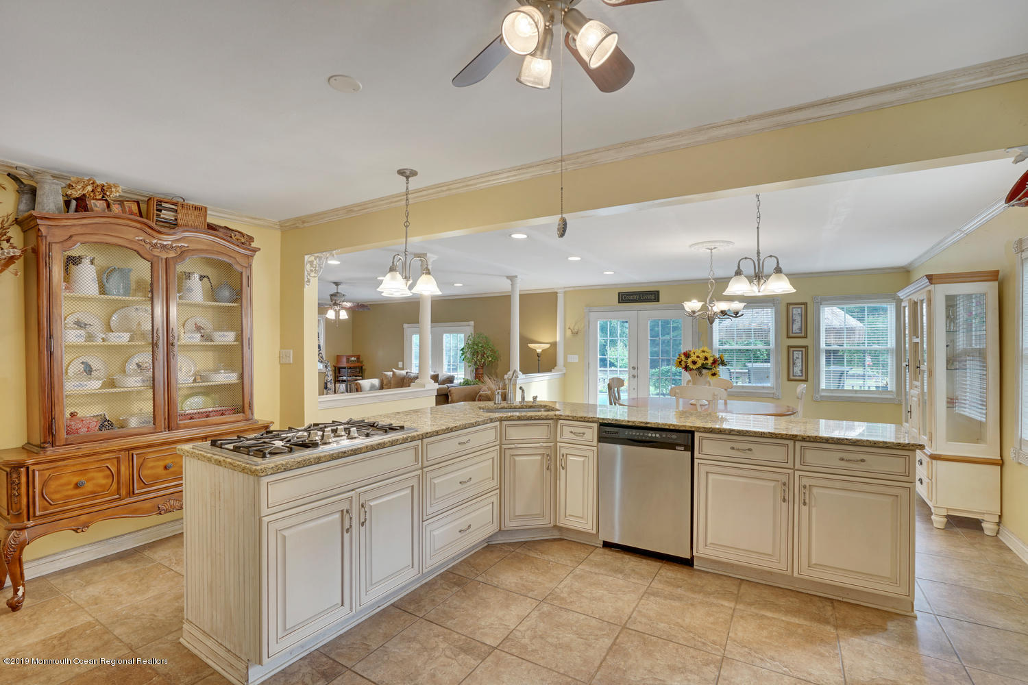 49 Evergreen Drive Jackson, NJ 08527 - Photo 8 of 50 a large white kitchen with a large window