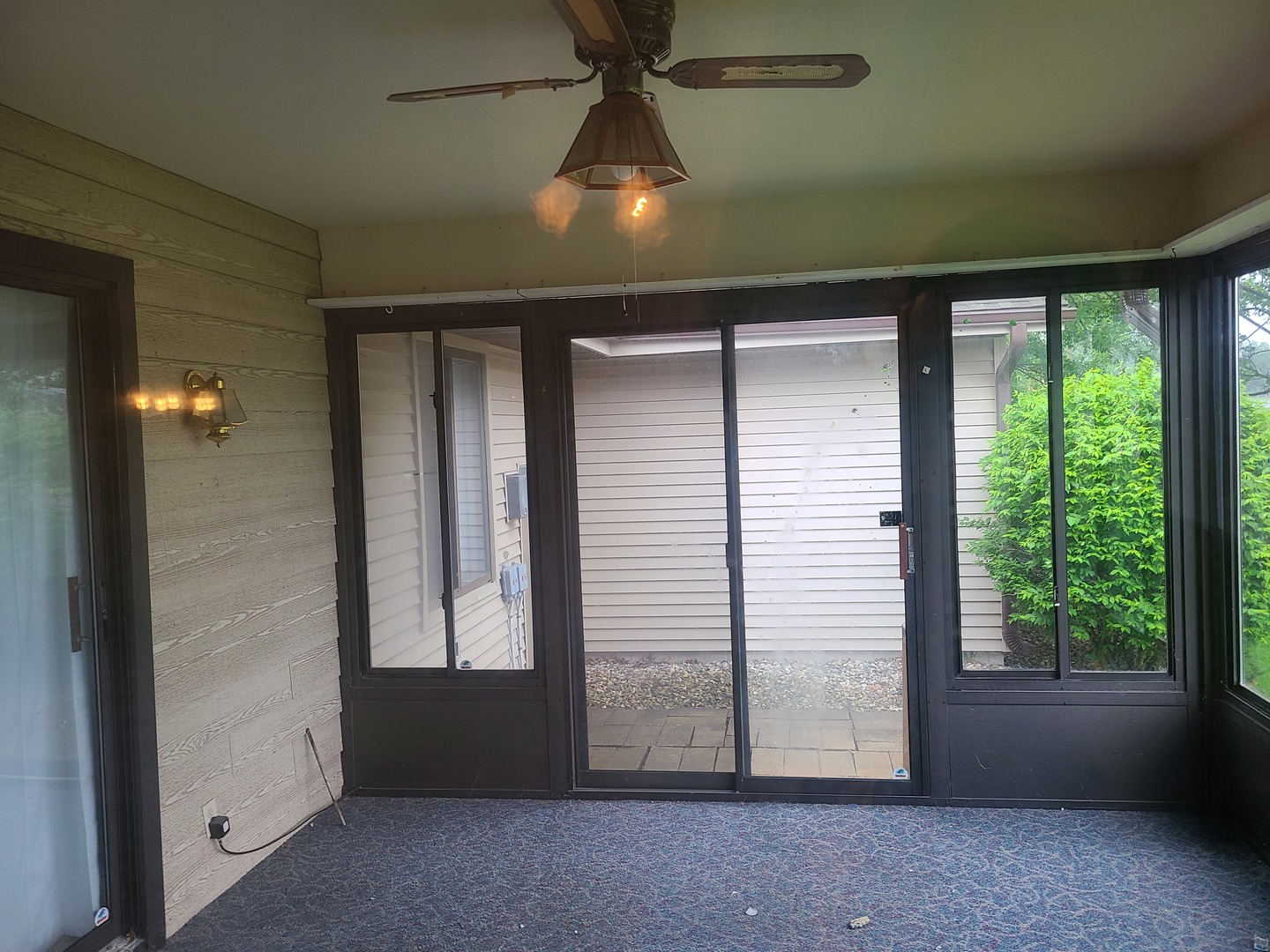2001 Eagle Ridge Court, Unit A Urbana, IL 61802 - Photo 30 of 30 a view of entryway with a ceiling fan
