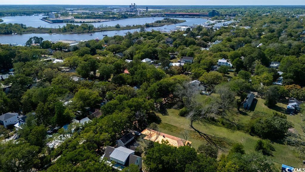208 Prince Street Georgetown, SC 29440 - Photo 9 of 31 Aerial overview of property's location featuring a nearby body of water