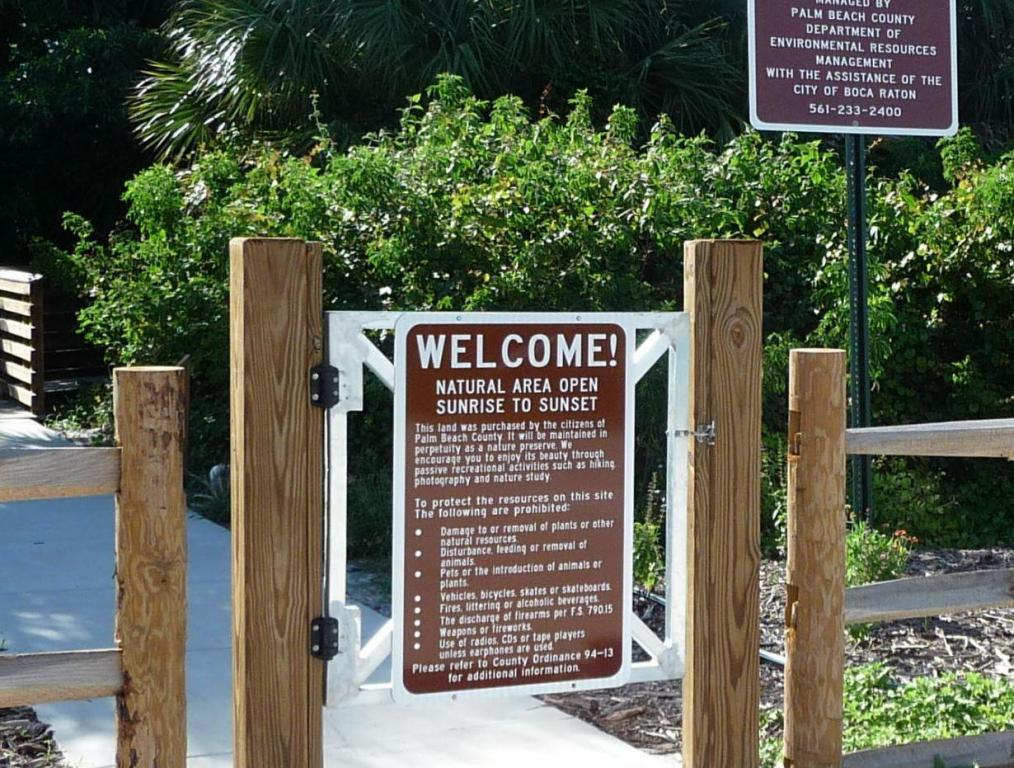4841 Northwest 16th Terrace Boca Raton, FL 33431 - Photo 48 of 52 Centra Nature Preserve Sign CLOSE UP