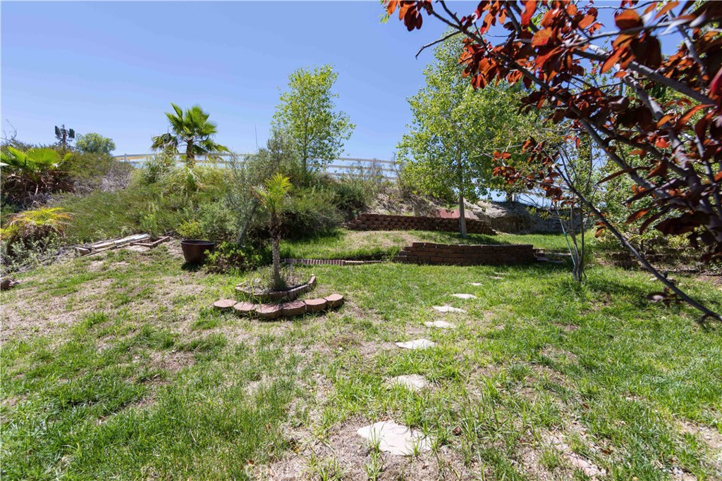 45525 Highway 79 Aguanga, CA 92536 - Photo 17 of 22 a view of a garden with a bench