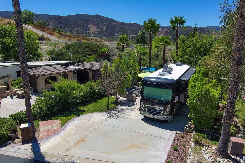 45525 Highway 79 Aguanga, CA 92536 - Photo 20 of 22 a view of a patio with a table chairs and a fire pit