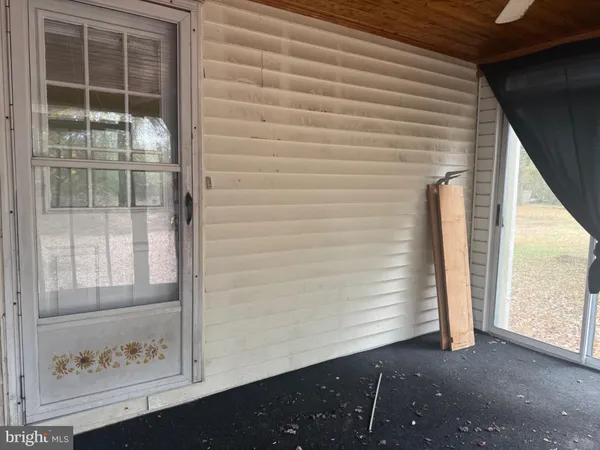 a view of front door