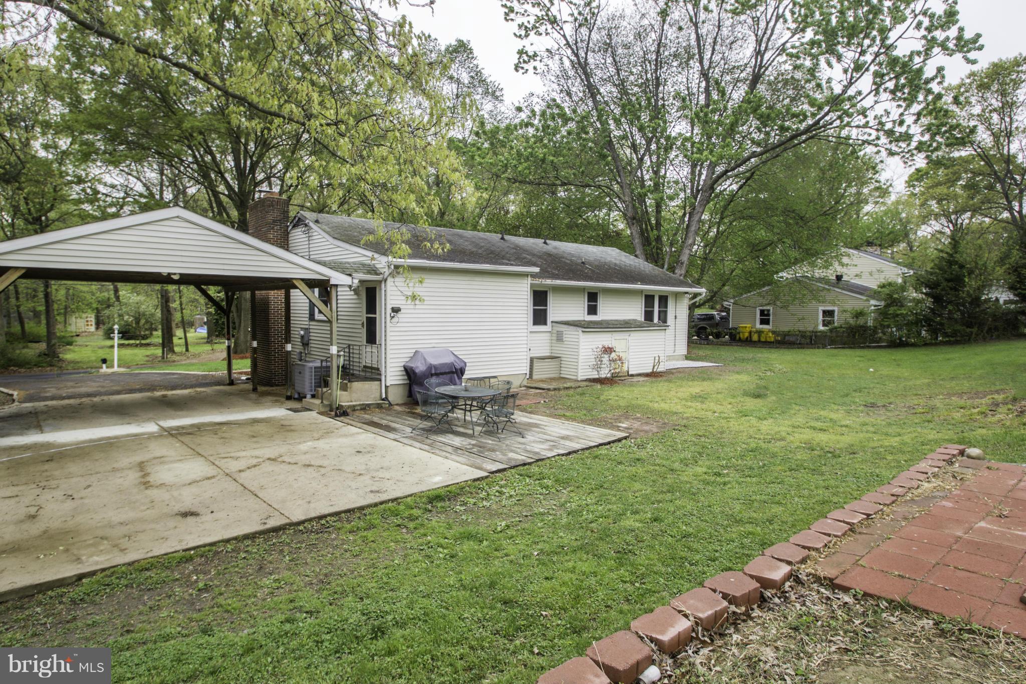 810 Meadow Road Severn, MD 21144 - Photo 29 of 29 Carport and back of home.