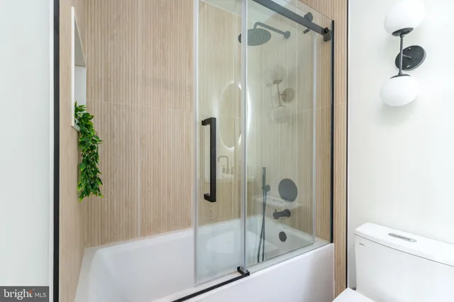 a close view of closet