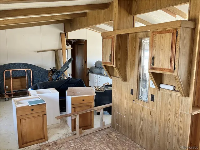 a room with storage and utility