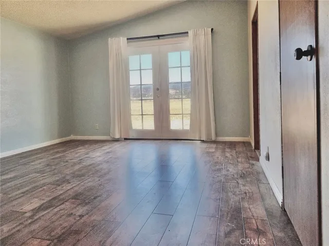 a view of an empty room