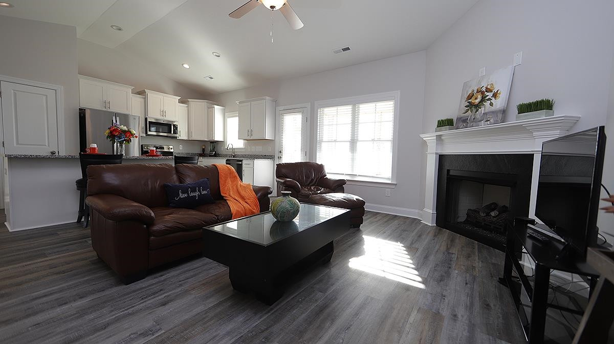 4007 Needham Road Bailey, NC 27807 - Photo 5 of 22 Perfect entertaining inside with full view--just imagine the laughter and eating being all together. Open Concept