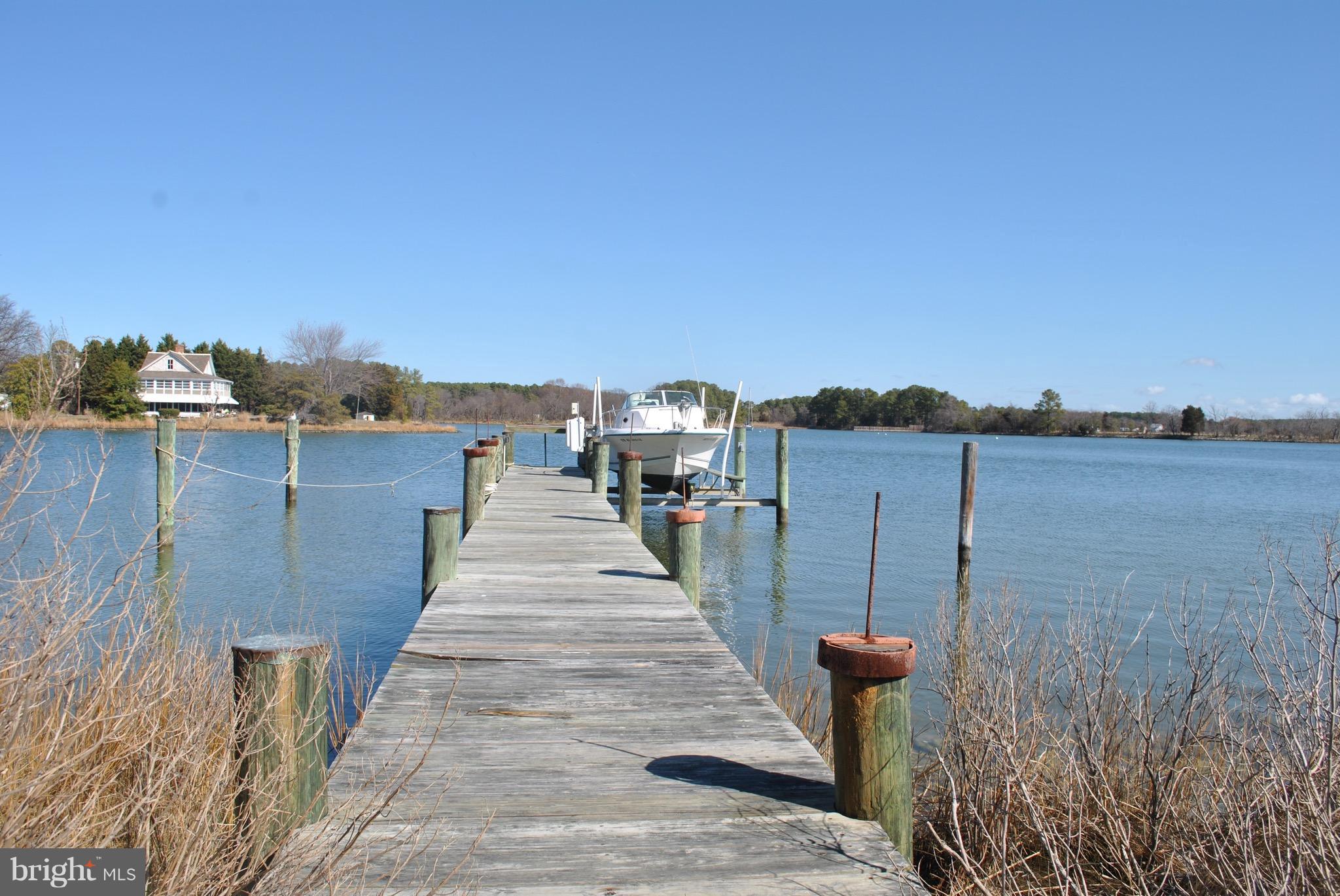 6421 Bozman Neavitt Road Neavitt, MD 21652 - Photo 7 of 14 Private dock with 10,000b boat lift