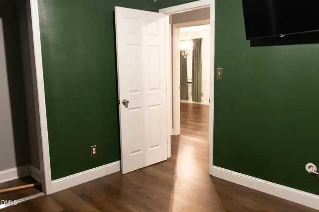 a view of an empty room