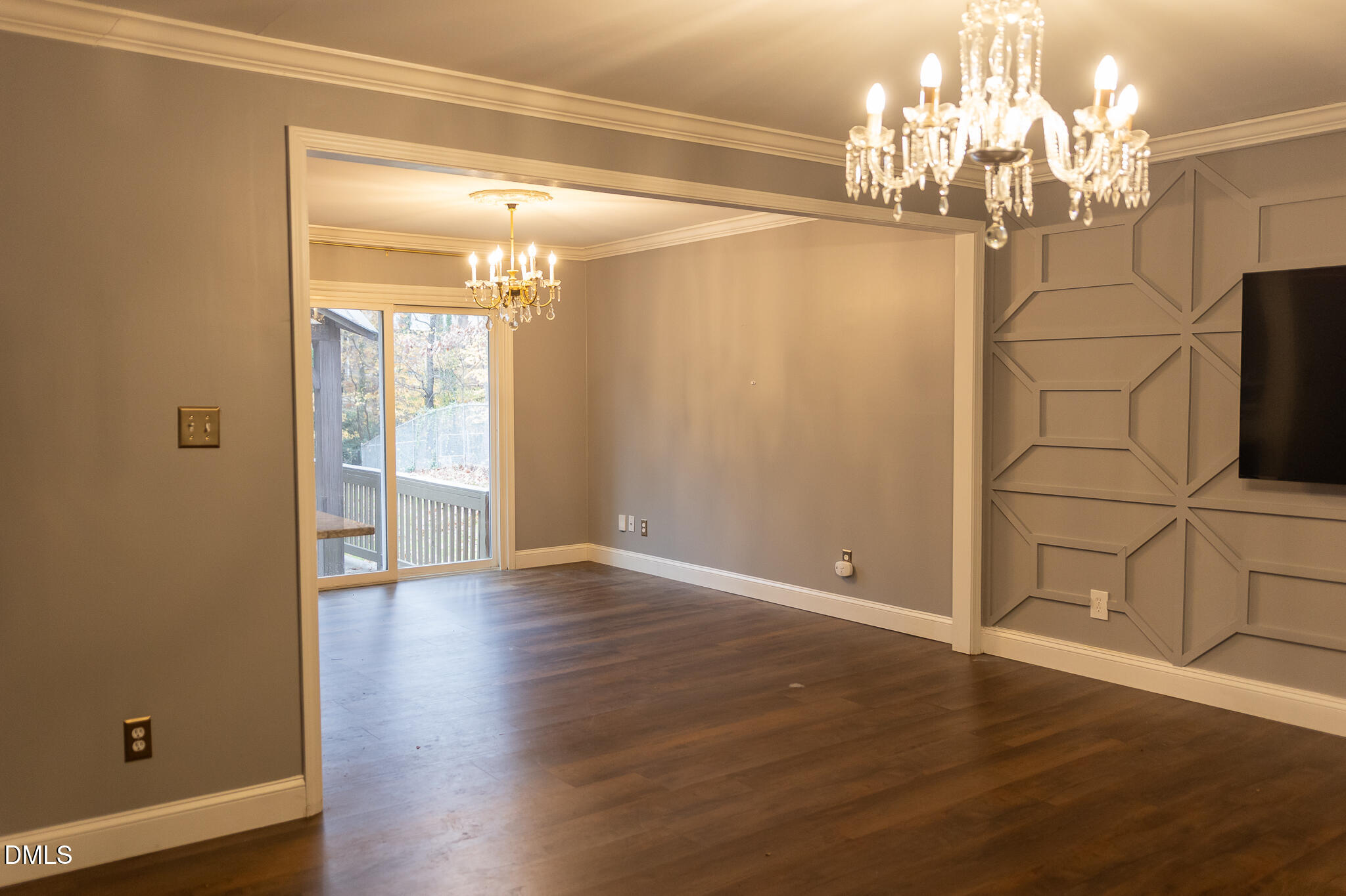 6708 Spencer Court Raleigh, NC 27615 - Photo 10 of 35 a view of a livingroom with wooden floor