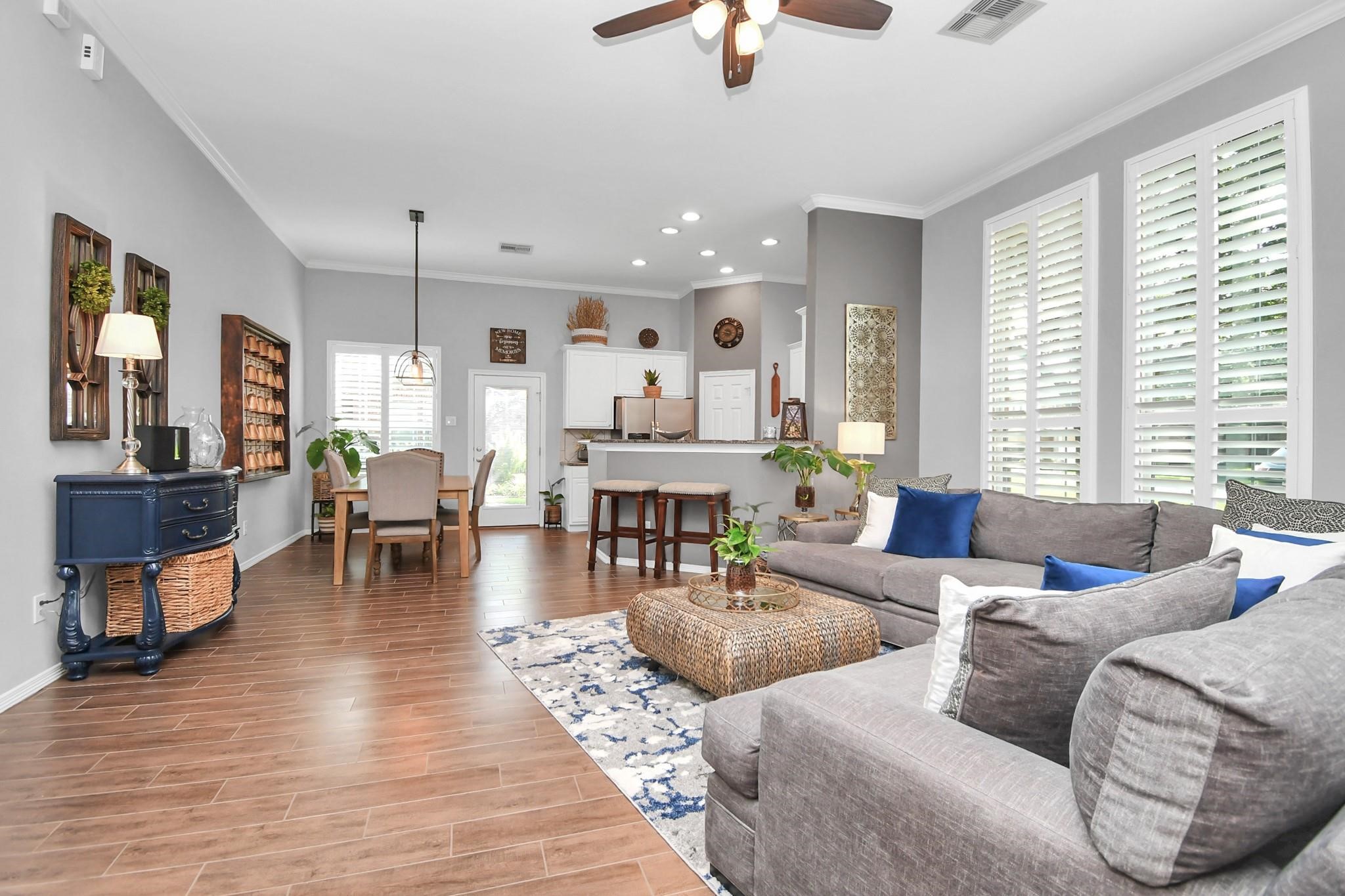 8624 Sunset Loch Drive Spring, TX 77379 - Photo 4 of 44 a living room with furniture and a large window