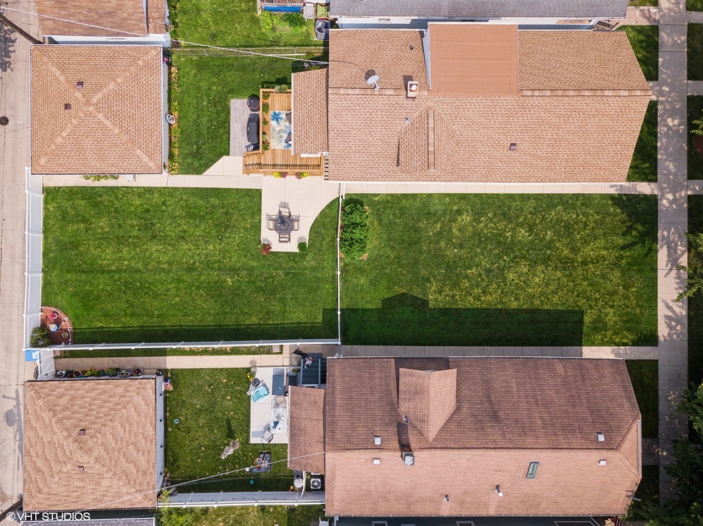 6322 West Huntington Street Chicago, IL 60646 - Photo 51 of 51 an aerial view of a house with a yard