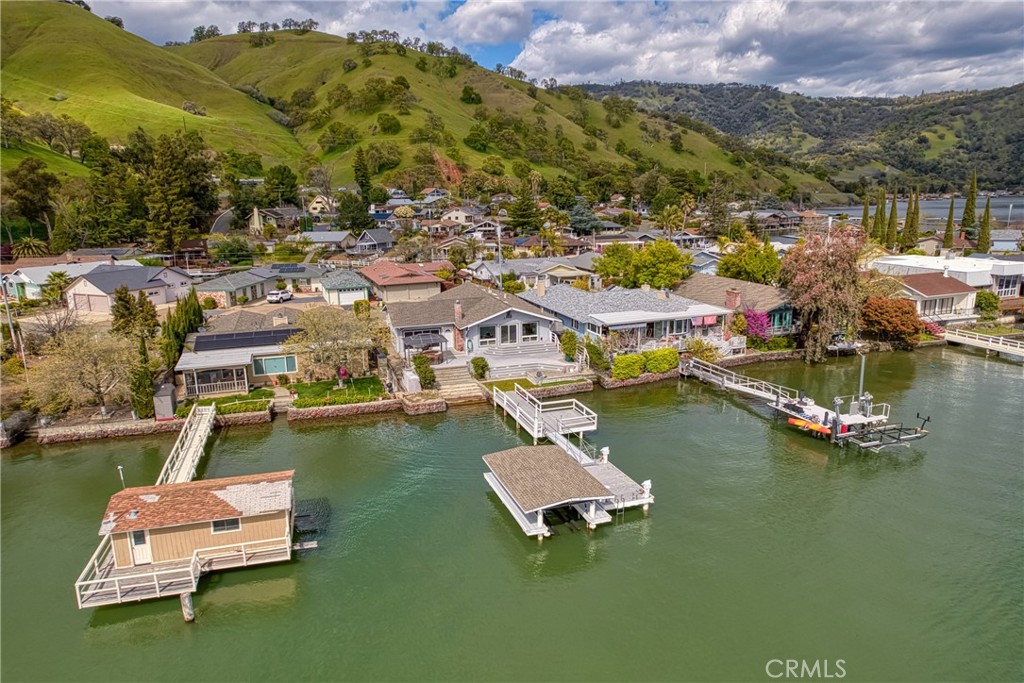 7753 Cora Drive Lucerne, CA 95458 - Photo 36 of 36 an aerial view of residential houses with outdoor space