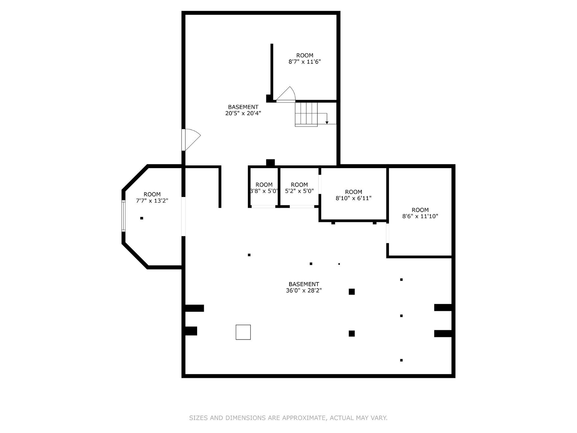 92 Middle Street Saco, ME 04072 - Photo 52 of 53 Basement Floor Plan