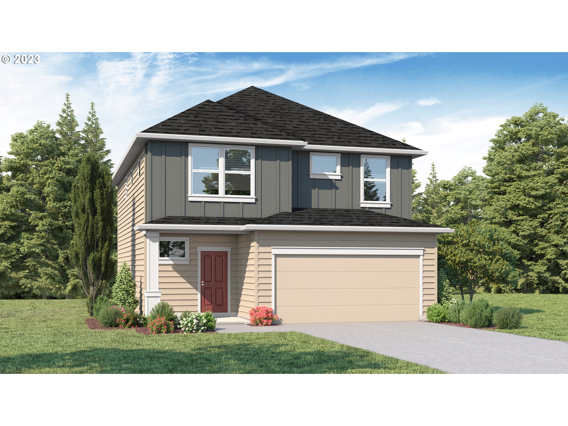2894 V Street Springfield, OR 97477 - Photo 1 of 23 a front view of a house with a yard