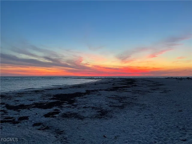 a view of an ocean and beach