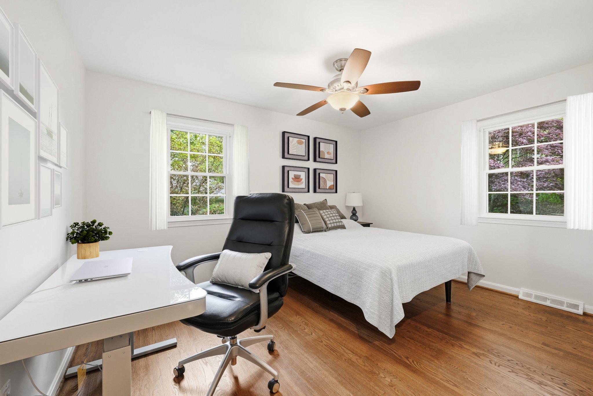 9523 Rockport Road Vienna, VA 22180 - Photo 21 of 53 Bedroom 2 is another corner room with...