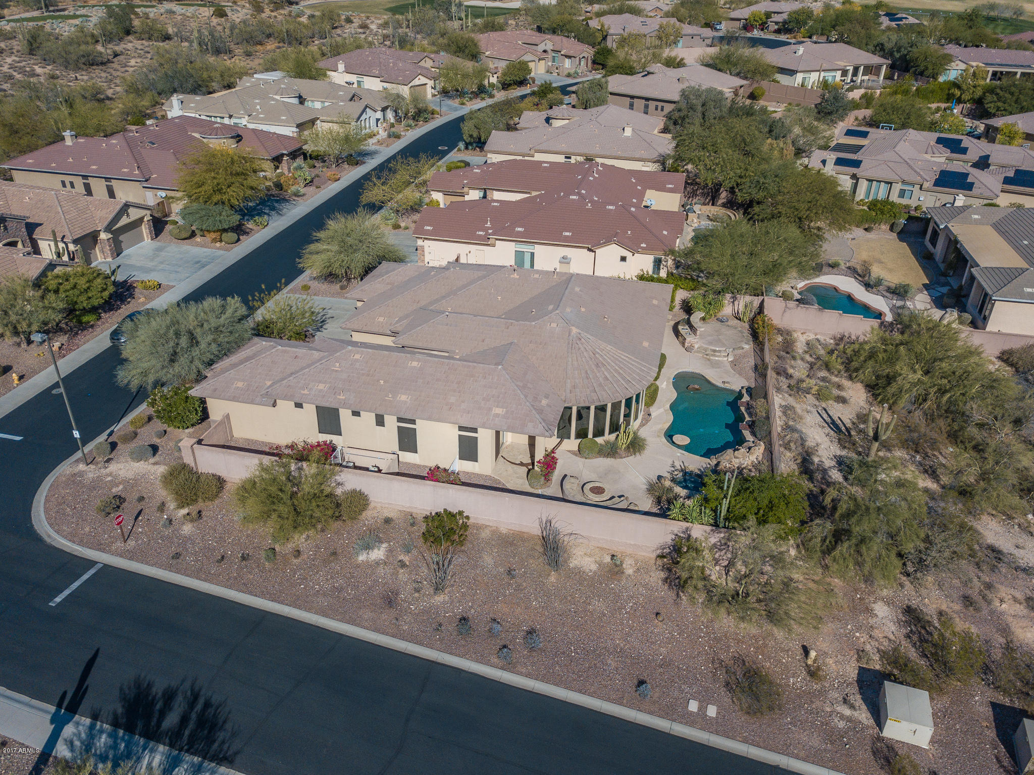 40719 North River Bend Road Phoenix, AZ 85086 - Photo 37 of 58 45) AERIAL VIEW